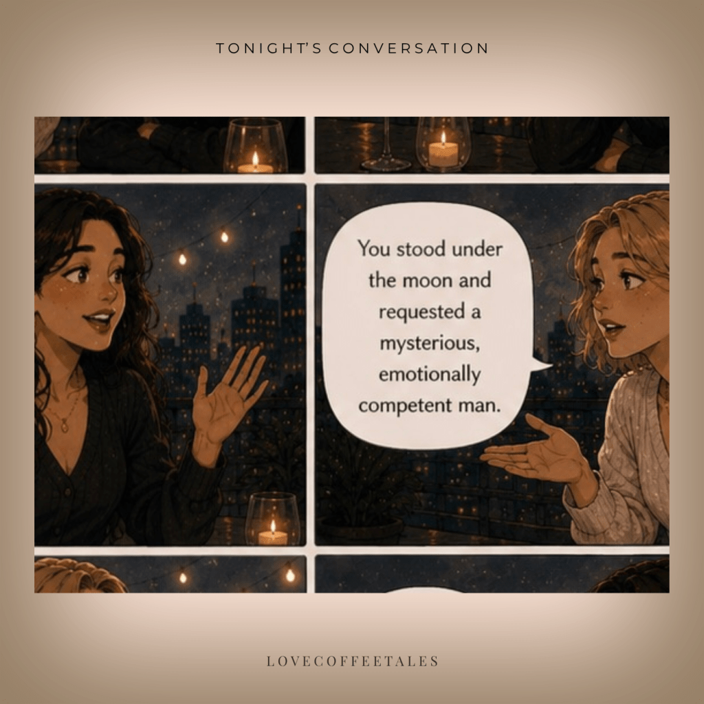 Tonight's Conversation - Comic strip with Ava & Sienna