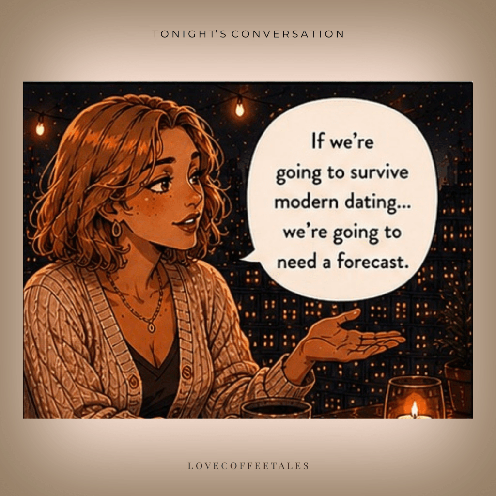 Comic strip. Tonight's Conversation with Ava & Sienna