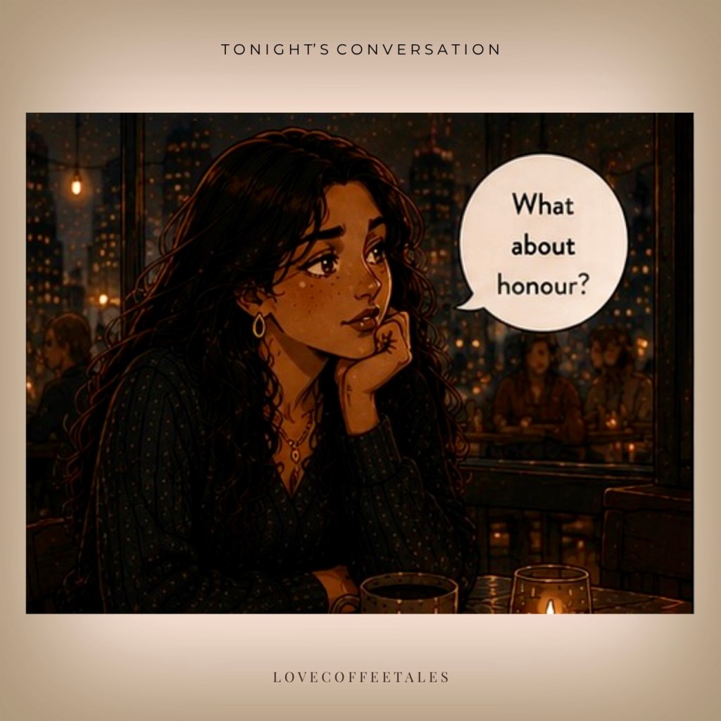 Comic strip. tonight's conversation with Ava & Sienna