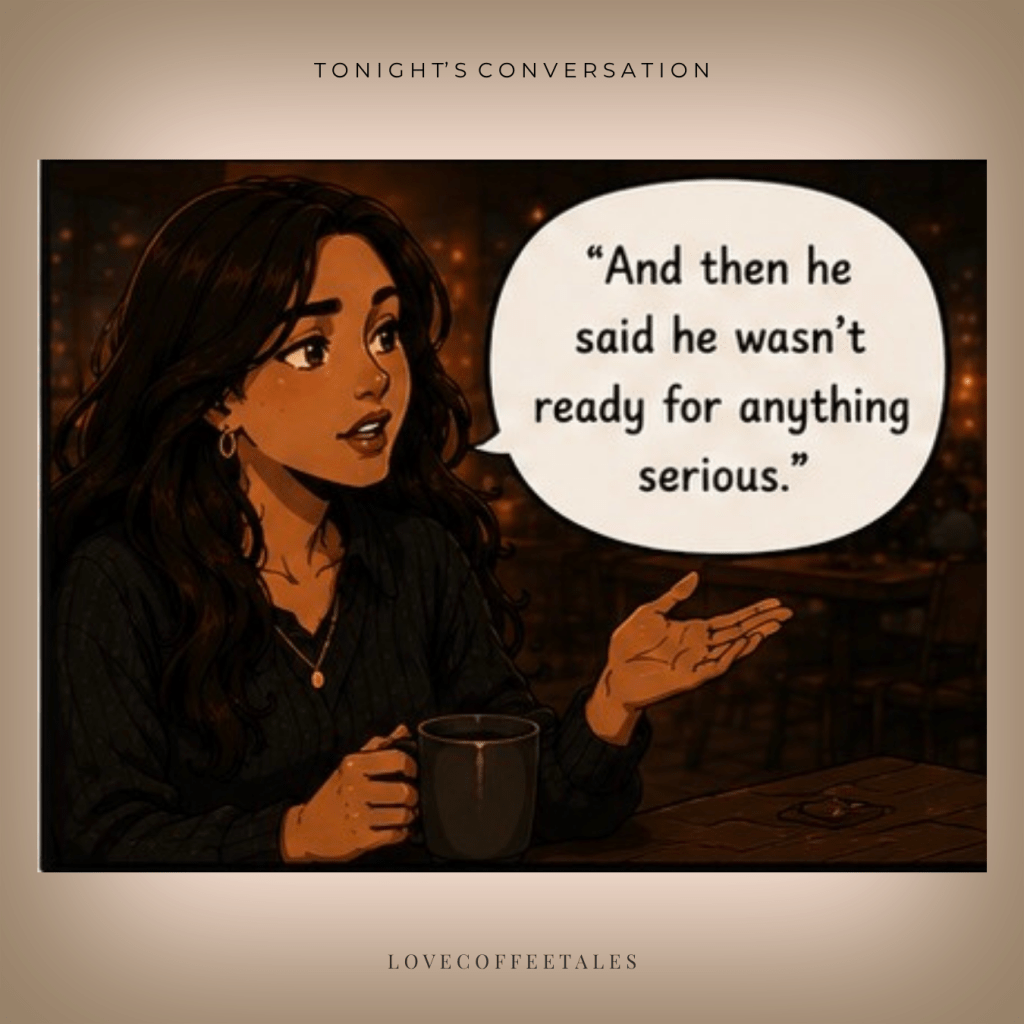 Comic strip. Tonight's Conversation with Ava & Sienna