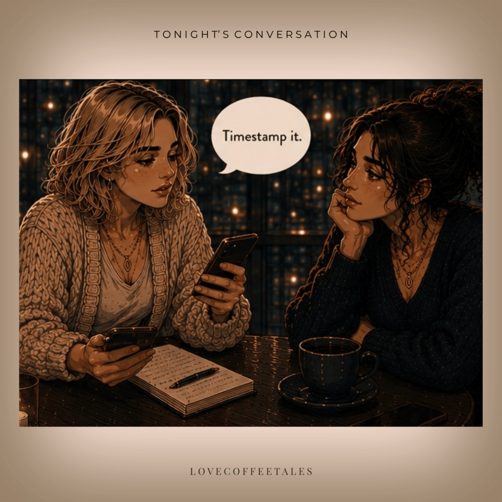 Tonight’s Conversation: “Timestamp”