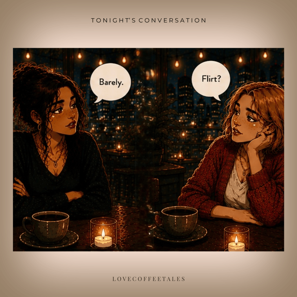 Comic strip. Tonight's Conversation with Ava & Sienna